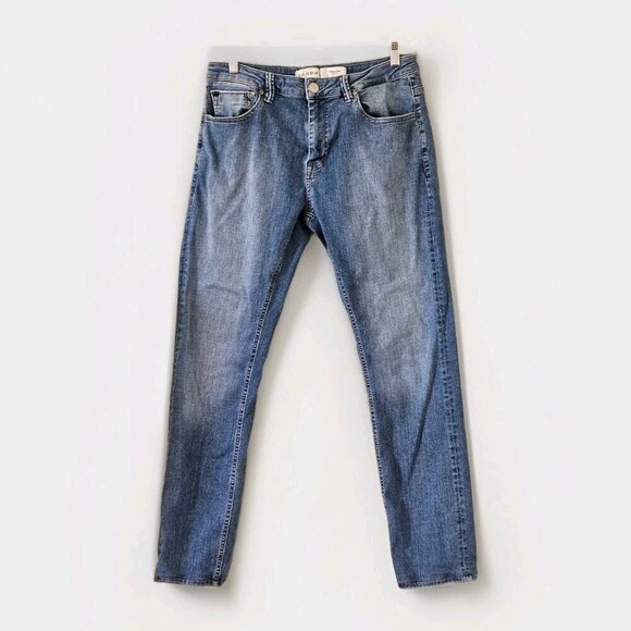 GABBA Jeans Mens 34 x 34 / 30 Blue Jones K2615 LT. Straight Denim Western Boho - Picture 1 of 16